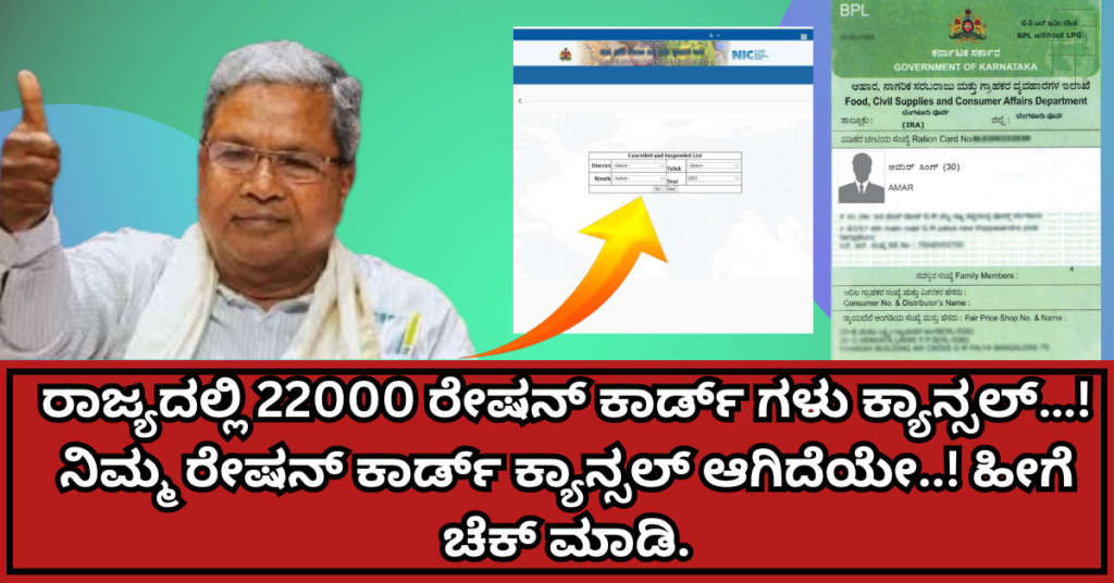 Ration Card Cancelled List