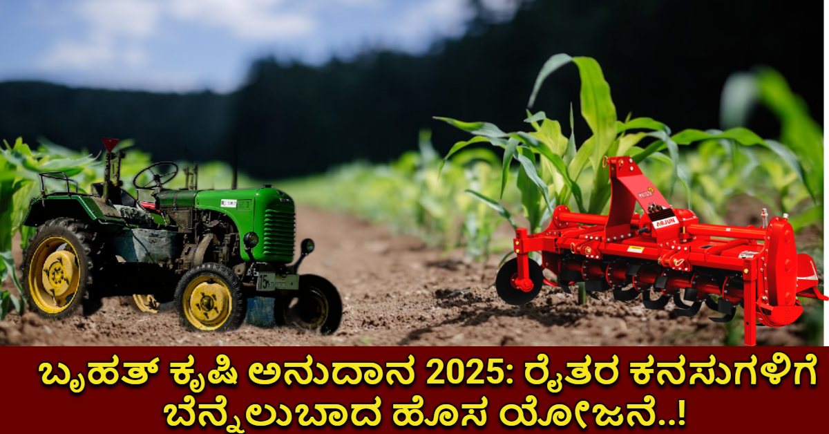ಬೃಹತ್ ಕೃಷಿ ಅನುದಾನ 2025