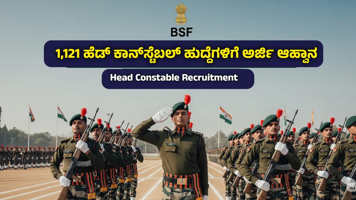 BSF Head Constable Recruitment 2025