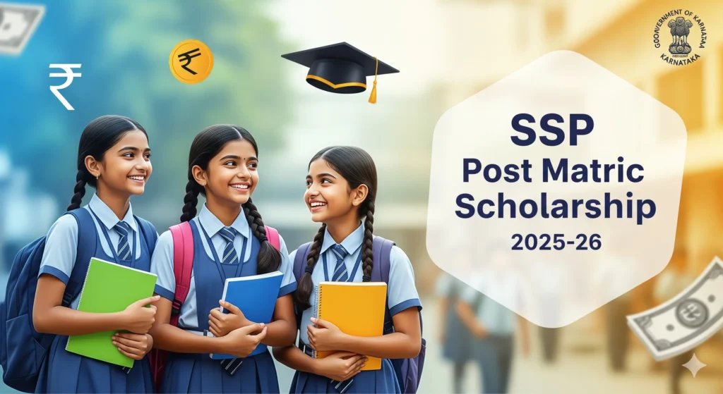 SSP Post Matric scholarship 2025-26