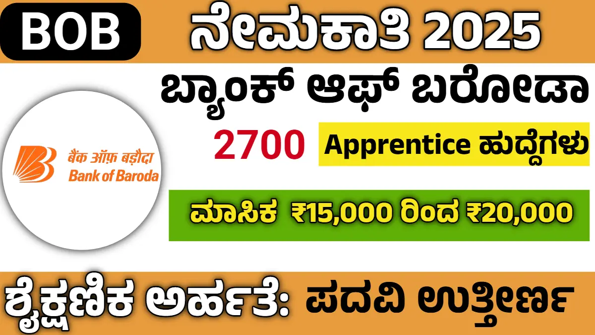 Bank of Baroda Recruitment 2025