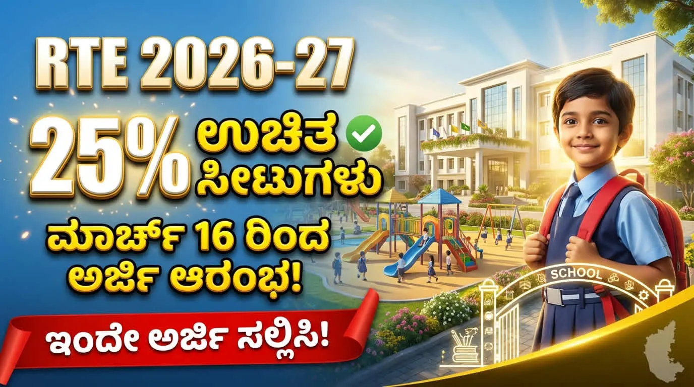 RTE Karnataka Admission 2026