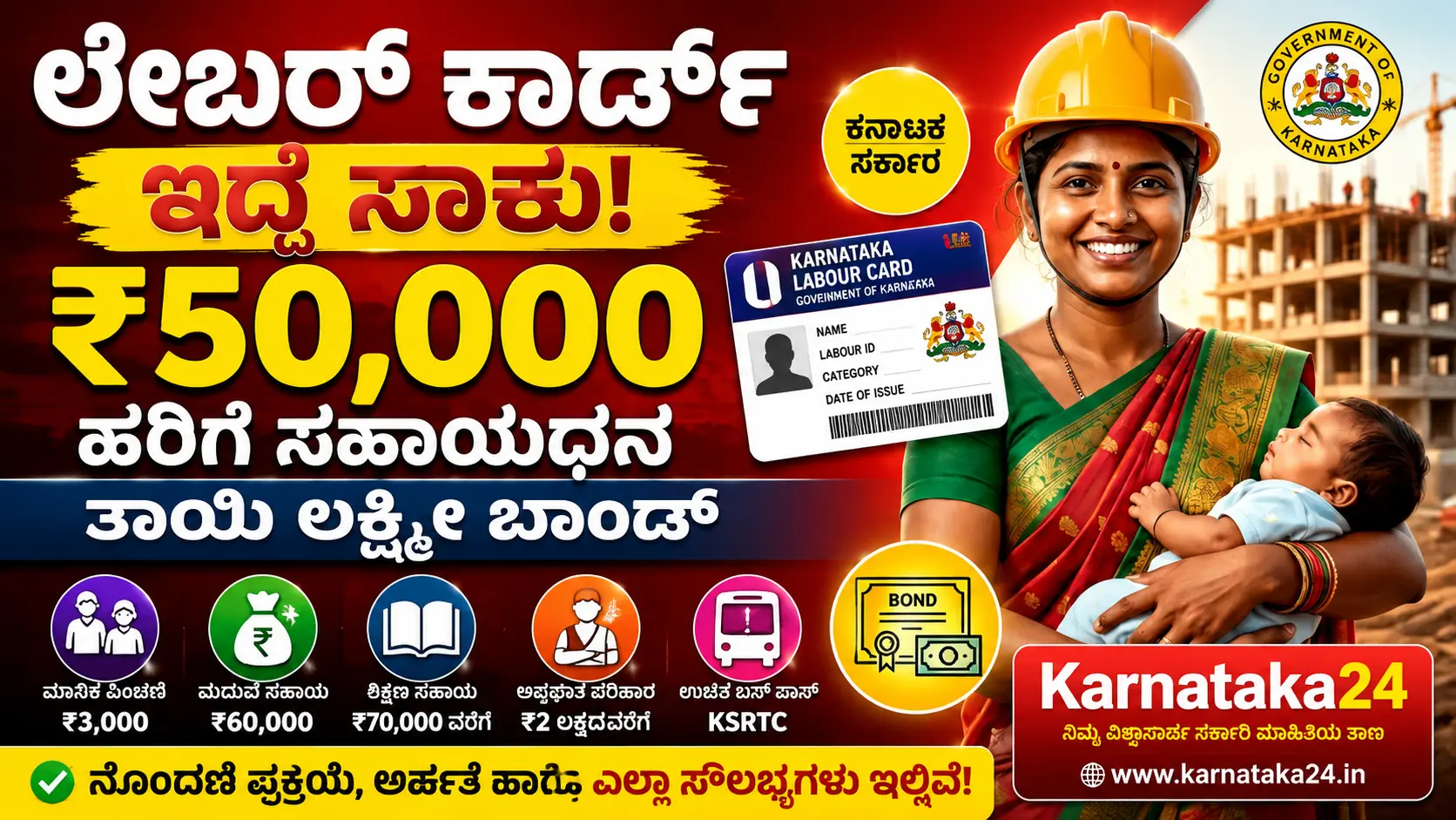 ಕರ್ನಾಟಕ ಲೇಬರ್ ಕಾರ್ಡ್ 2026