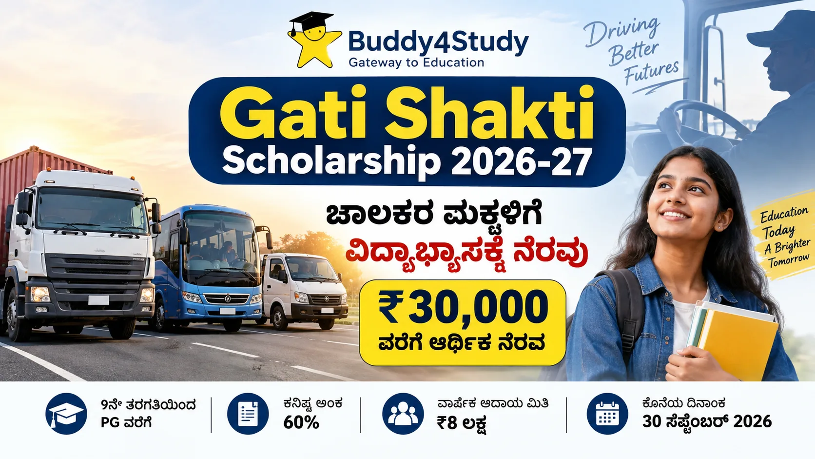 Gati Shakti Scholarship 2026-27