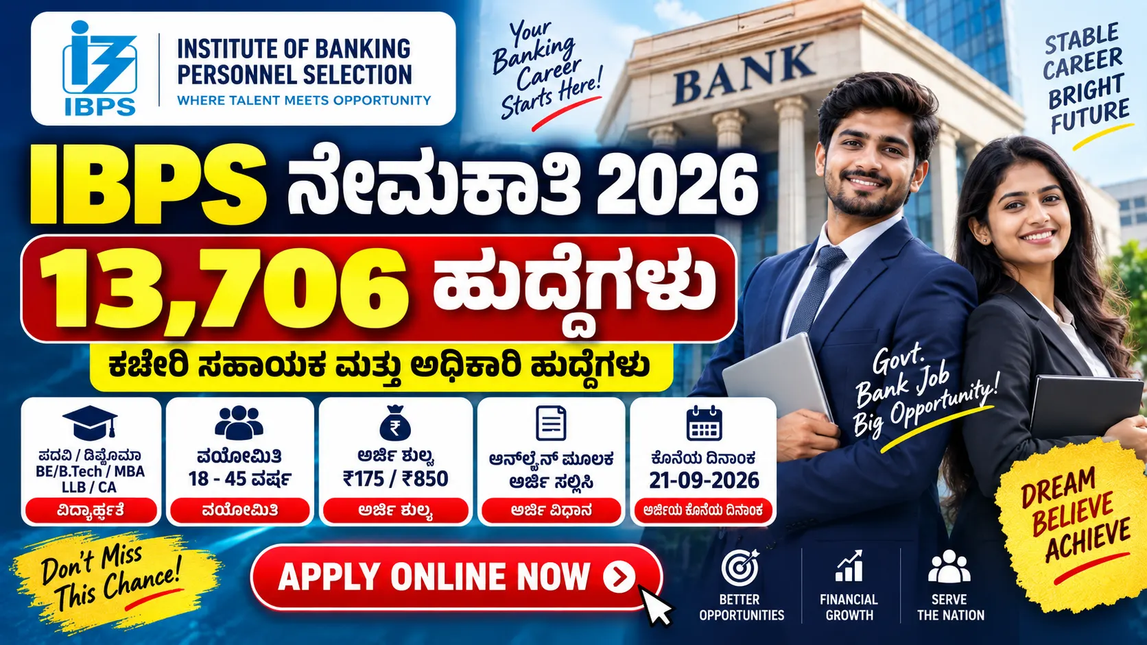 IBPS Recruitment apply online