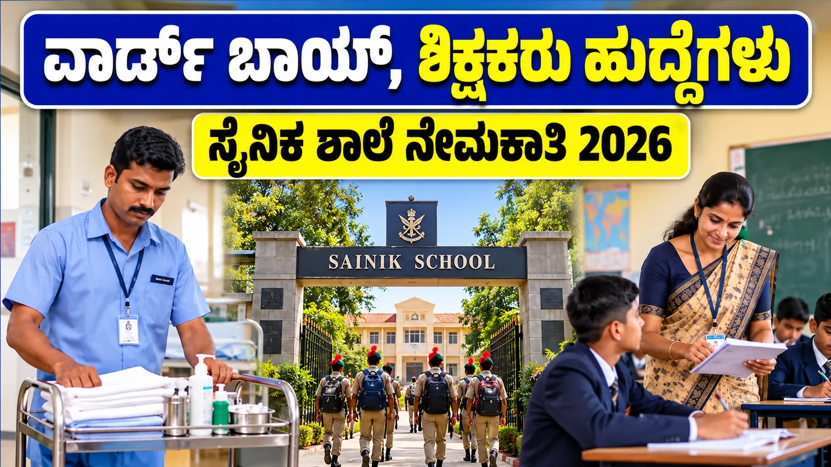 sainik school kodagu recruitment 2026